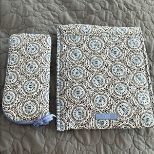 Vera Bradley Envelope Tech Sleeve and Small Zip Pouch